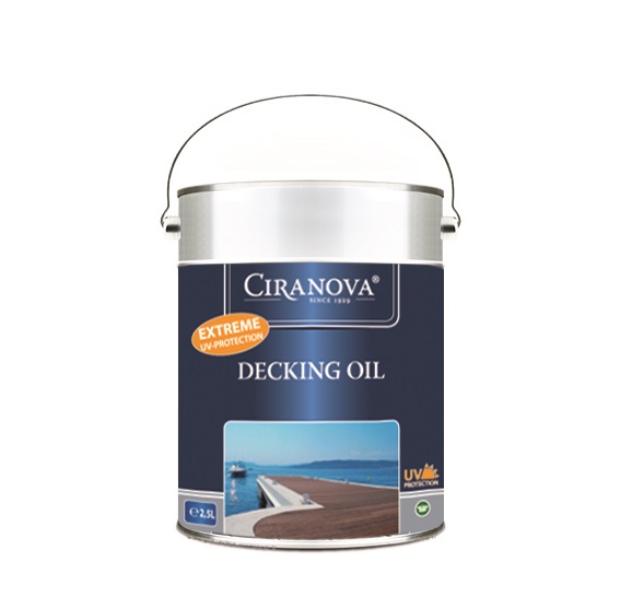 Decking oil-2.5L-rond-tin